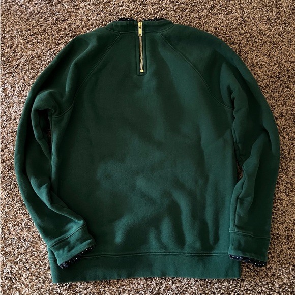 J. Crew Factory Sweatshirt XS dark green - Picture 7 of 7
